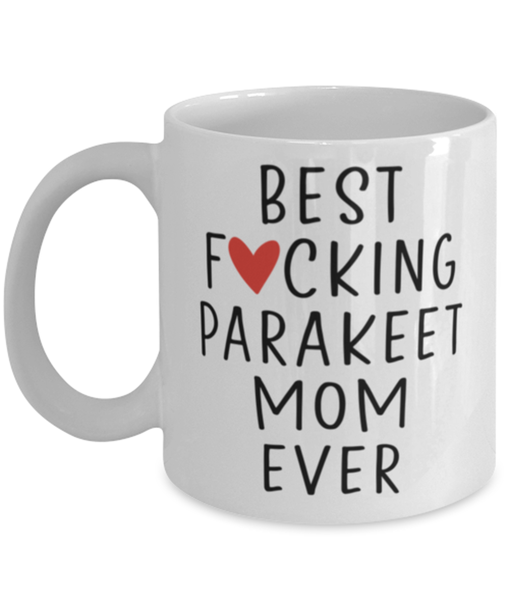 Parakeet Mom Coffee Mug Cup