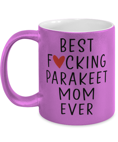 Parakeet Mom Coffee Mug Cup