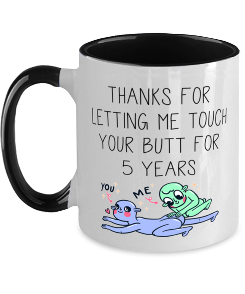 5th Anniversary 5 Year Coffee Mug Cup