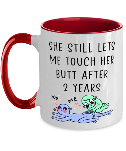 2nd Anniversary 2 Year Husband Coffee Mug Cup