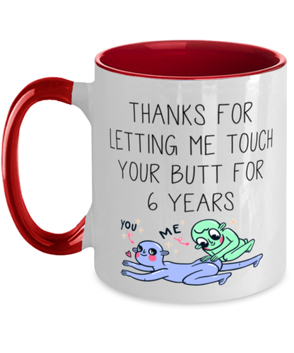 6th Anniversary 6 Year Coffee Mug Cup