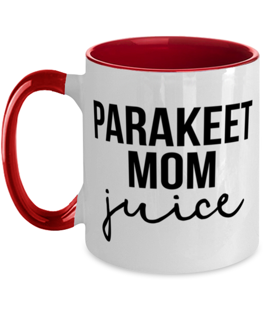 Parakeet Mom Coffee Mug Cup