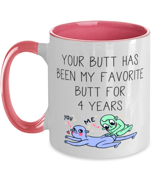 4th Anniversary 4 Year Coffee Mug Cup