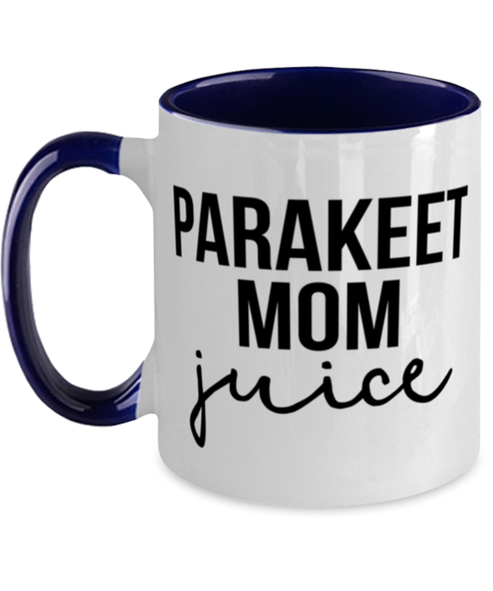 Parakeet Mom Coffee Mug Cup