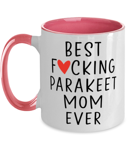 Parakeet Mom Coffee Mug Cup