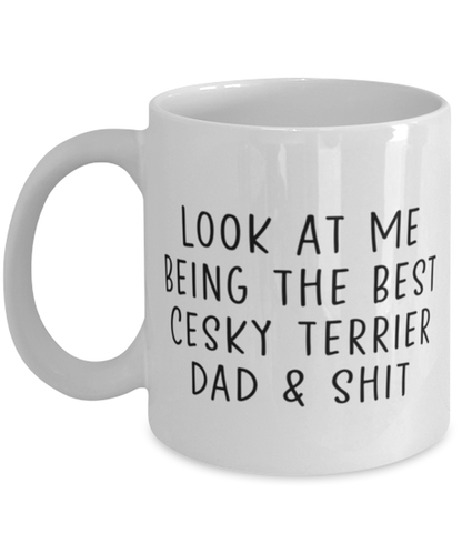 Cesky Terrier Dad Coffee Mug Cup