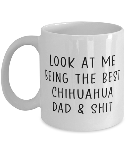 Chihuahua Dad Coffee Mug Cup