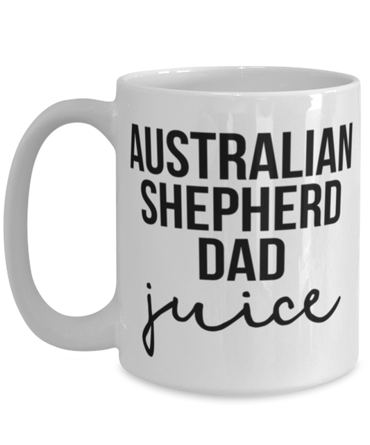 Australian Shepherd Dad Coffee Mug Cup