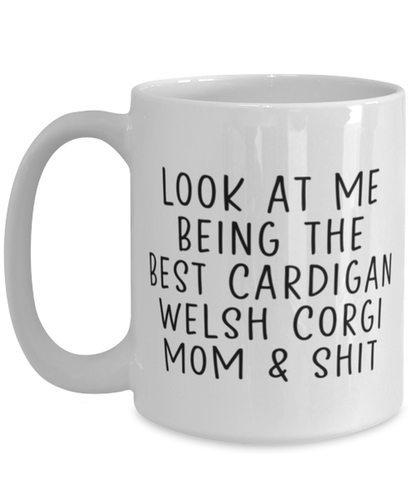 Cardigan Welsh Corgi Mom Coffee Mug Cup