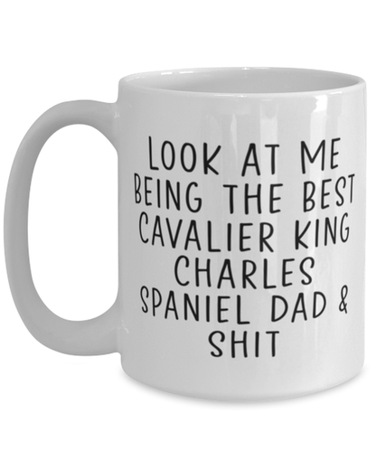 Cavalier King Charles Spaniel Dad Coffee Mug Cup