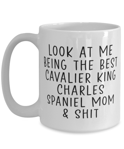 Cavalier King Charles Spaniel Mom Coffee Mug Cup