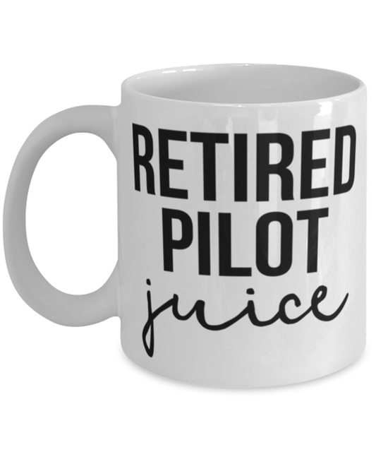 Retired Pilot Retirement Coffee Mug Cup