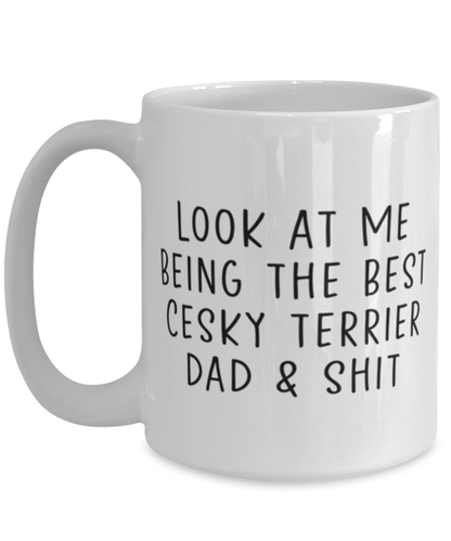 Cesky Terrier Dad Coffee Mug Cup