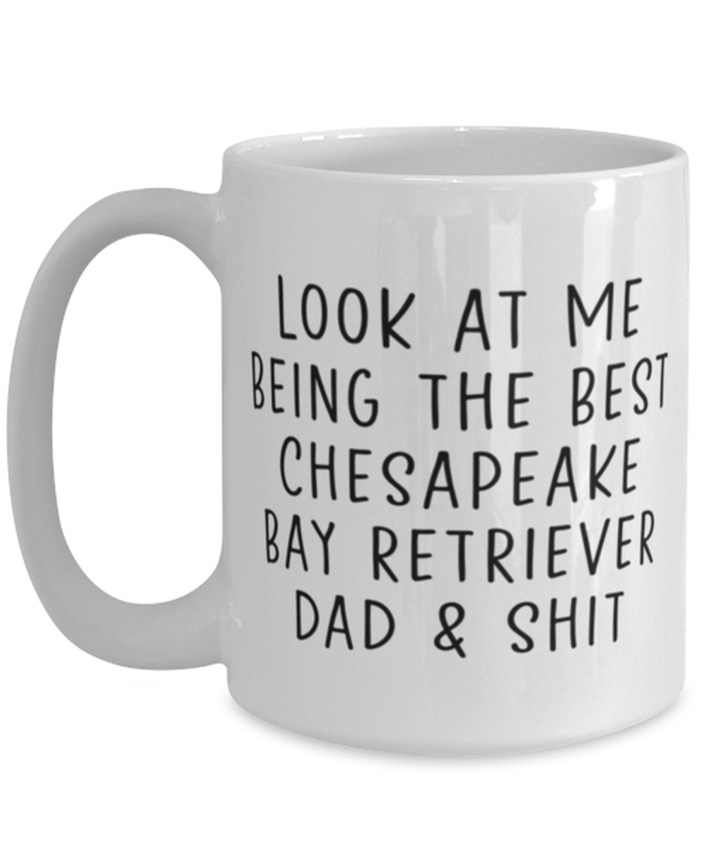 Chesapeake Bay Retriever Dad Coffee Mug Cup