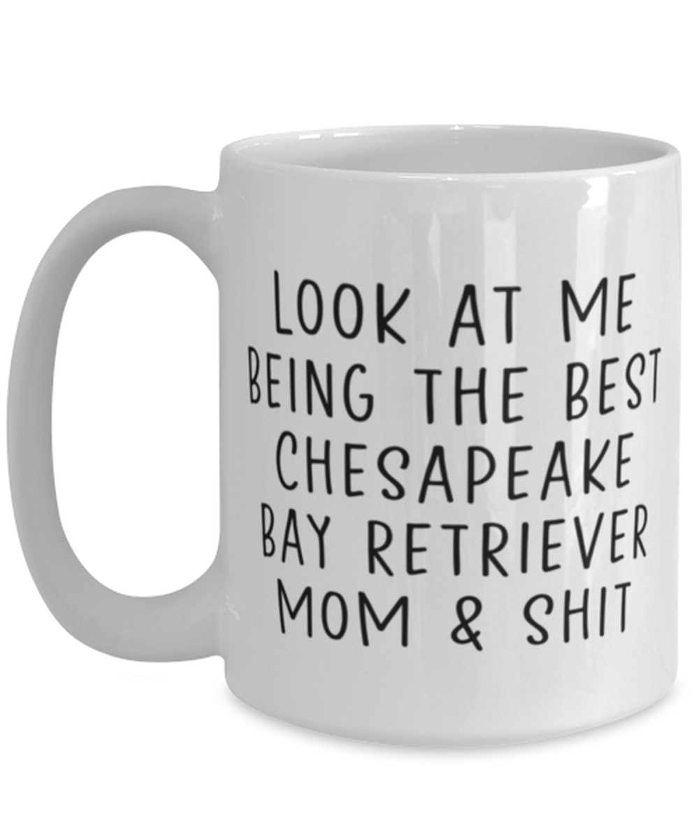 Chesapeake Bay Retriever Mom Coffee Mug Cup