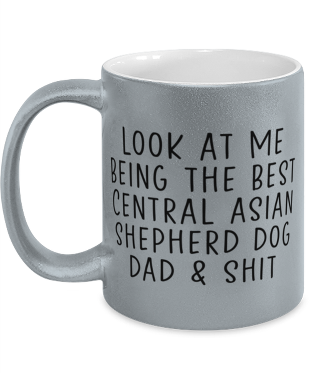 Central Asian Shepherd Dog Dad Coffee Mug Cup