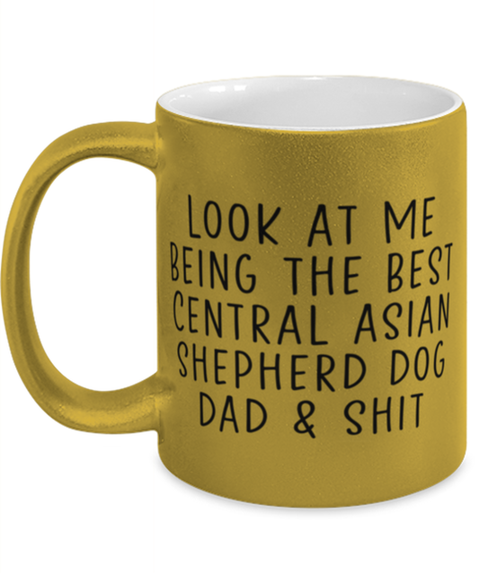 Central Asian Shepherd Dog Dad Coffee Mug Cup