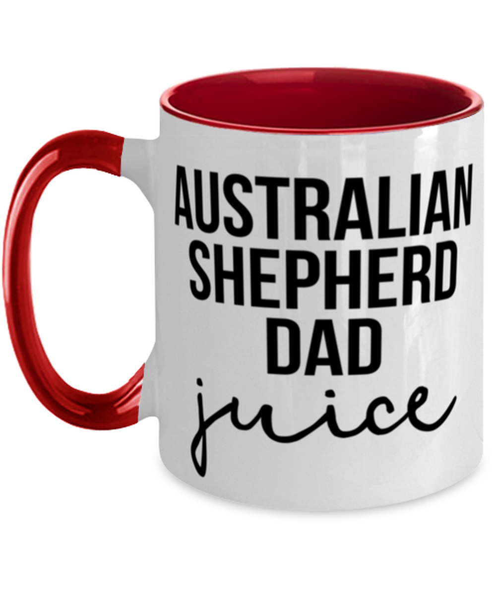 Australian Shepherd Dad Coffee Mug Cup