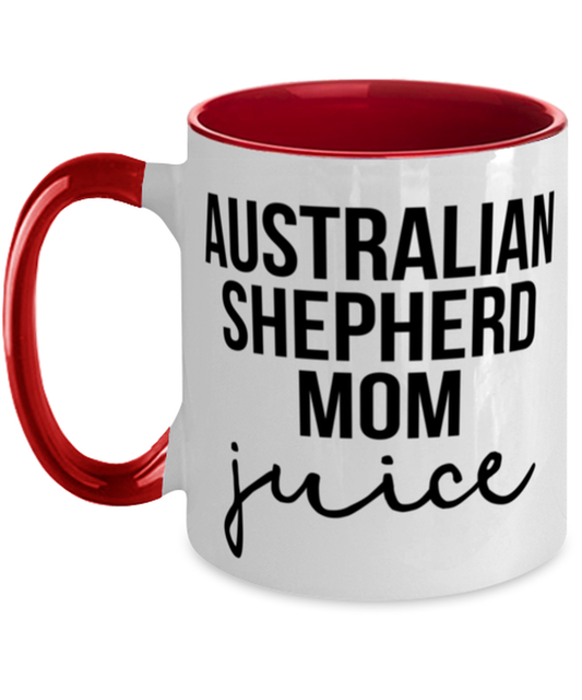 Australian Shepherd Mom Coffee Mug Cup