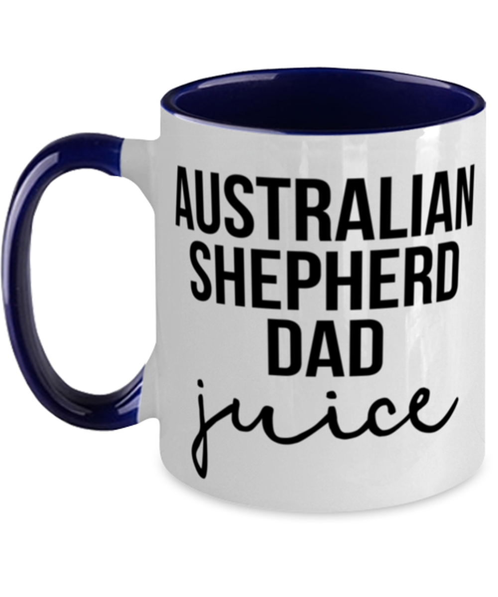 Australian Shepherd Dad Coffee Mug Cup