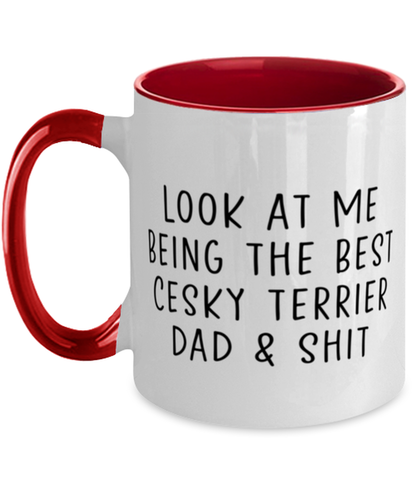 Cesky Terrier Dad Coffee Mug Cup