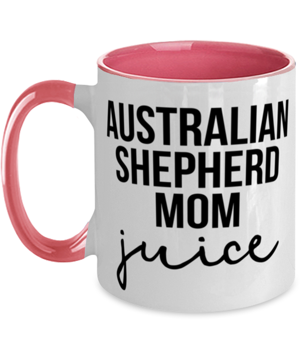 Australian Shepherd Mom Coffee Mug Cup