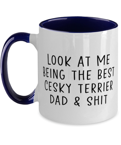 Cesky Terrier Dad Coffee Mug Cup