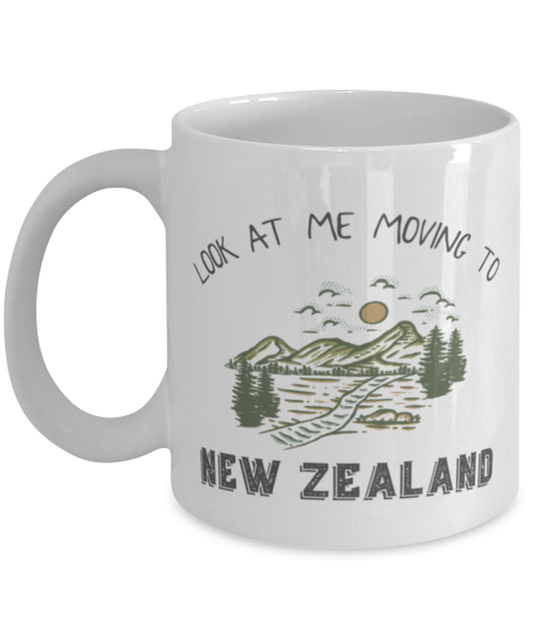 Moving to New Zealand Coffee Mug Cup