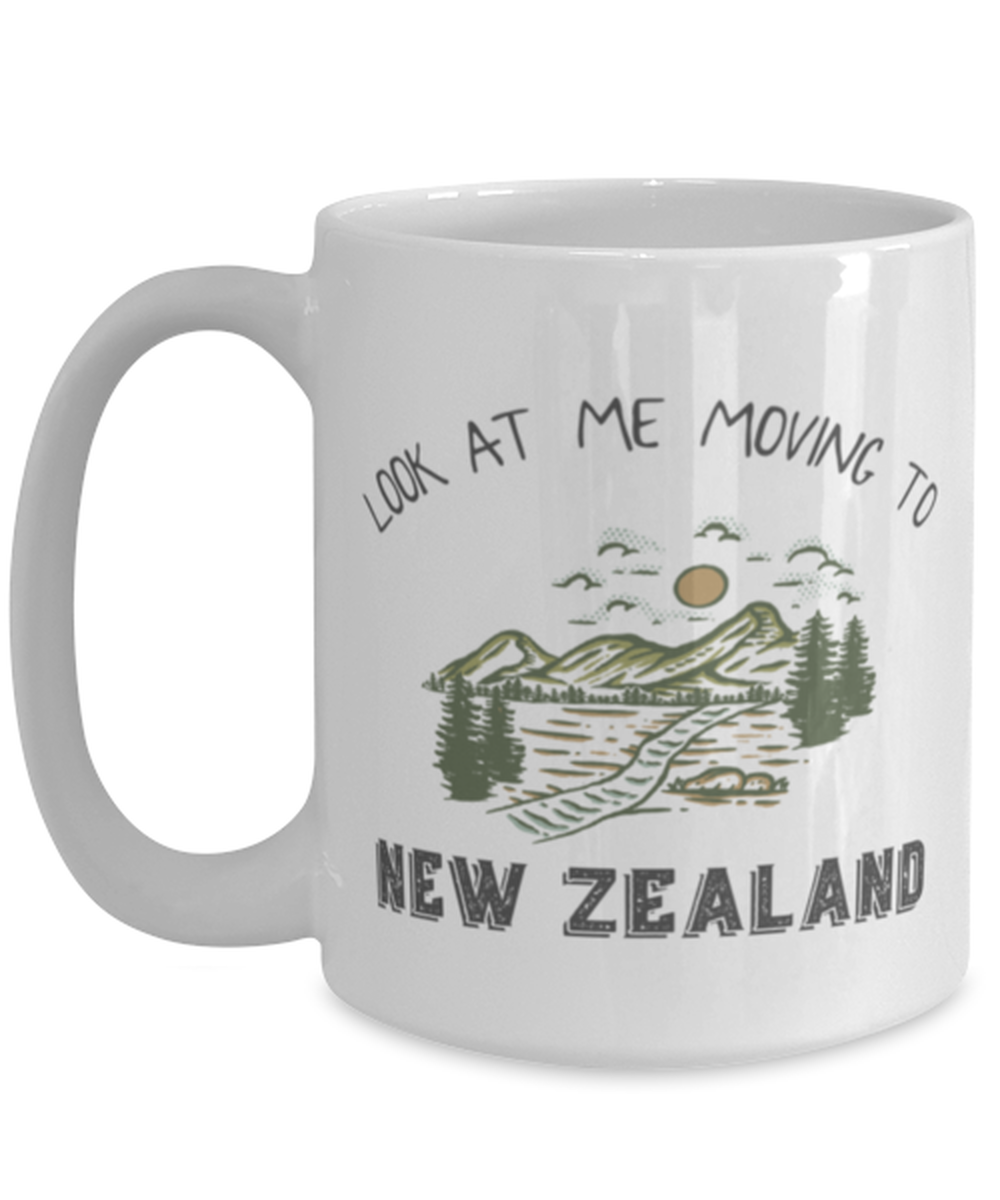 Moving to New Zealand Coffee Mug Cup