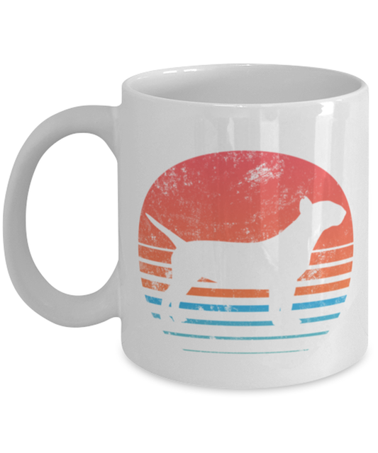 Retro Bull terrier Coffee Mug Cup