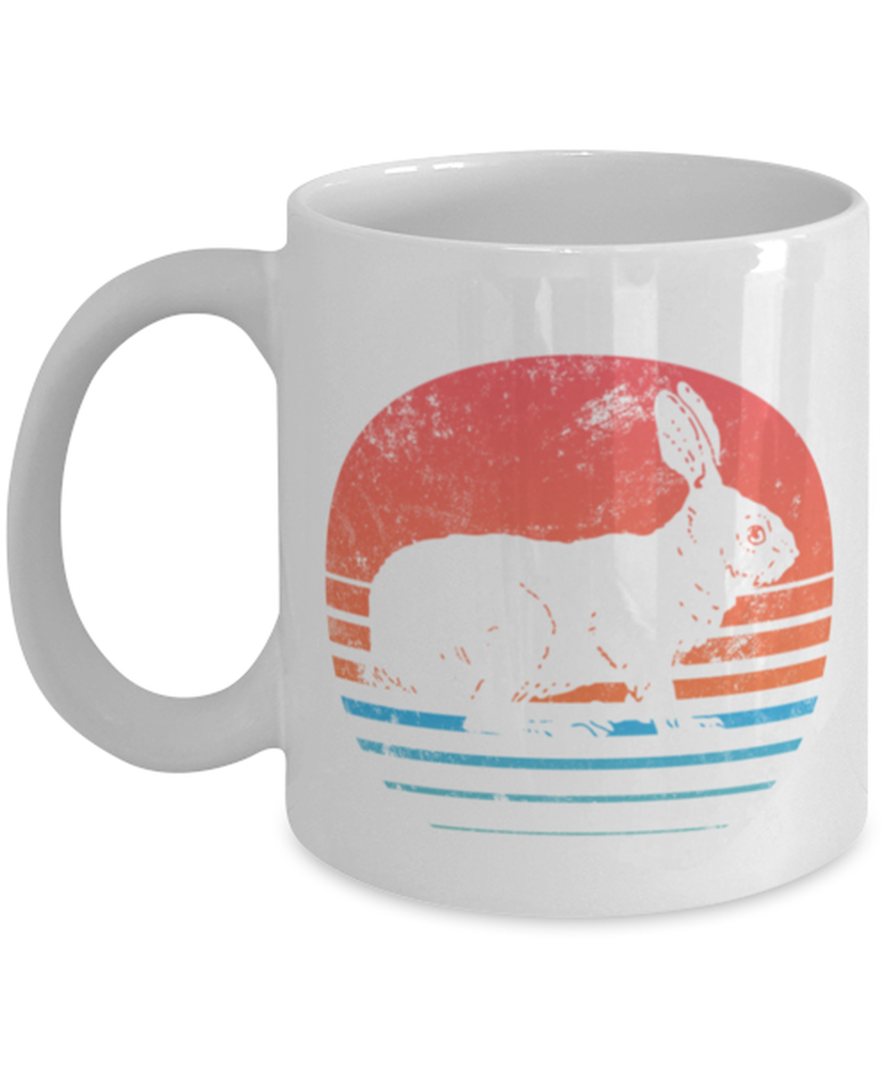 Retro Rabbit Lover Coffee Mug Cup