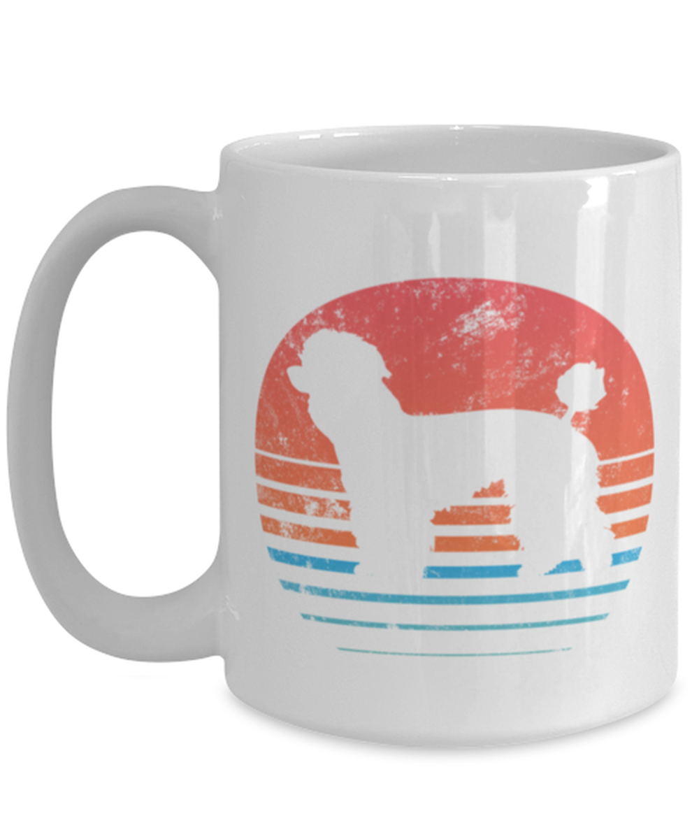 Retro Poodle Coffee Mug Cup