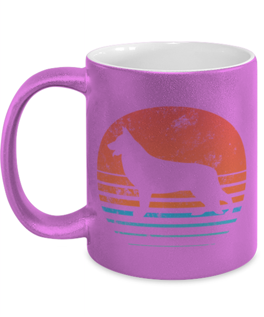 Retro German Shepherd Coffee Mug Cup