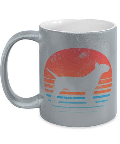 Retro Bull terrier Coffee Mug Cup