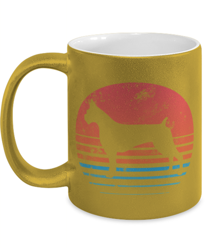 Retro Boxer Dog Coffee Mug Cup