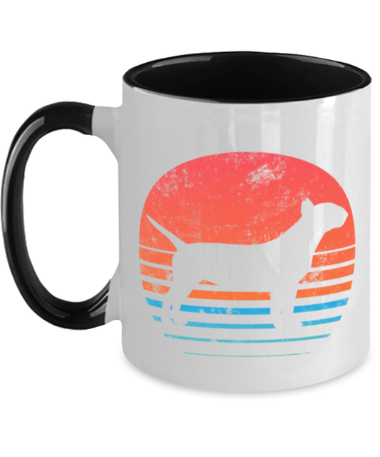 Retro Bull terrier Coffee Mug Cup