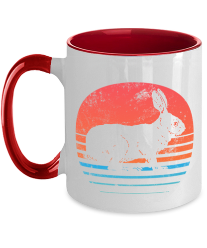 Retro Rabbit Lover Coffee Mug Cup