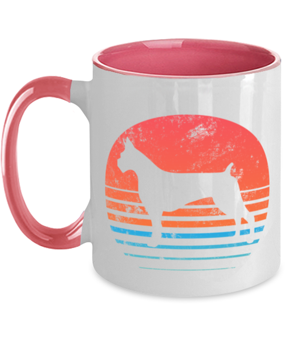 Retro Boxer Dog Coffee Mug Cup