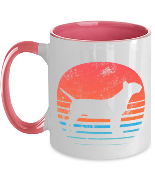 Retro Bull terrier Coffee Mug Cup