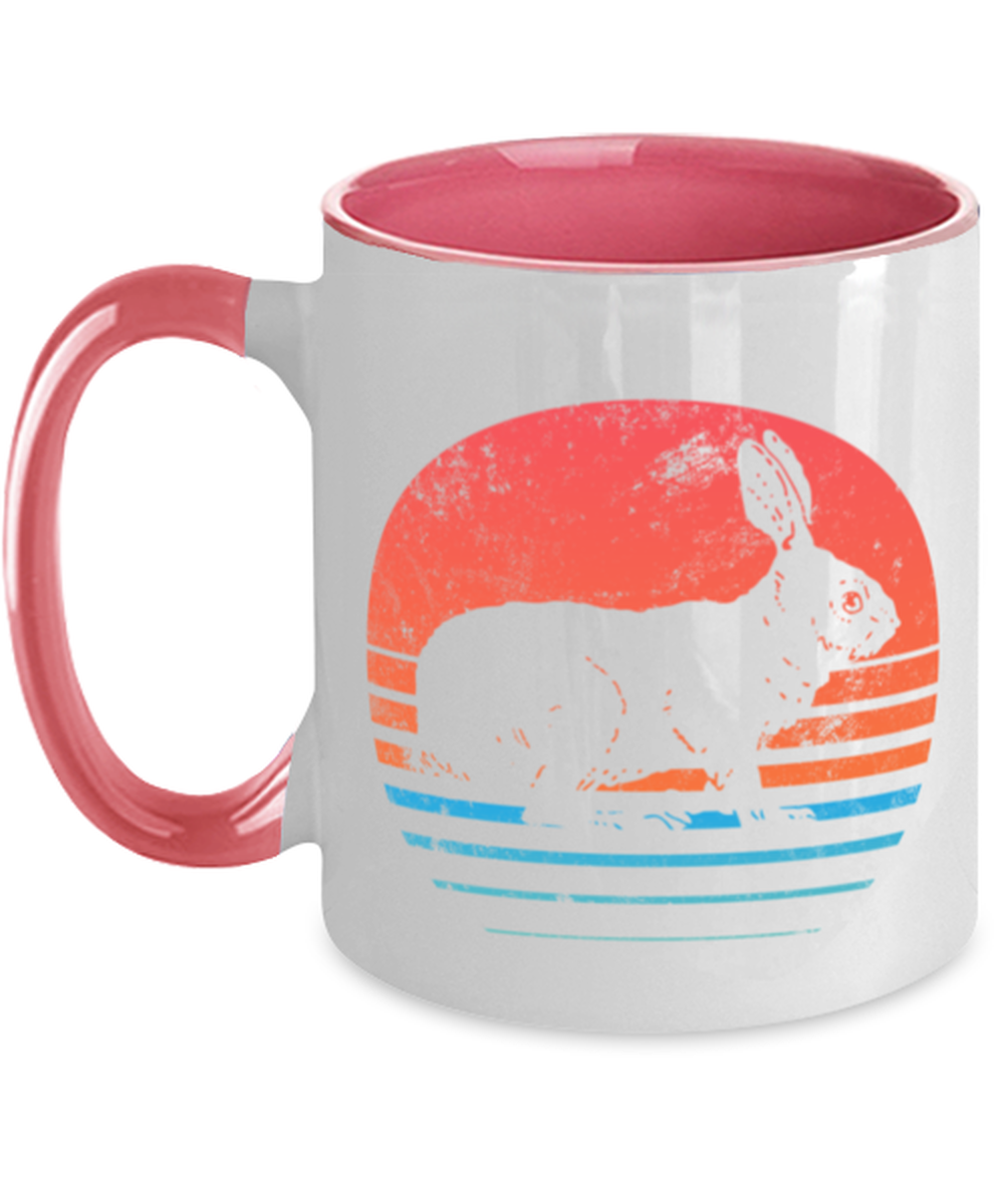 Retro Rabbit Lover Coffee Mug Cup