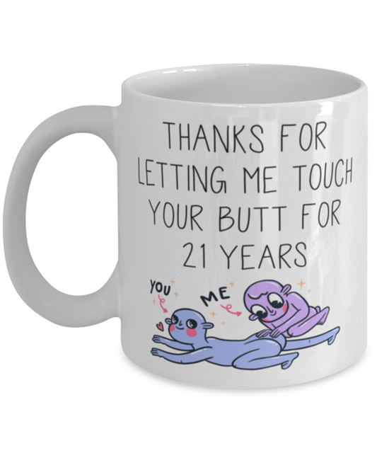 21st Anniversary 21 Year Coffee Mug Cup