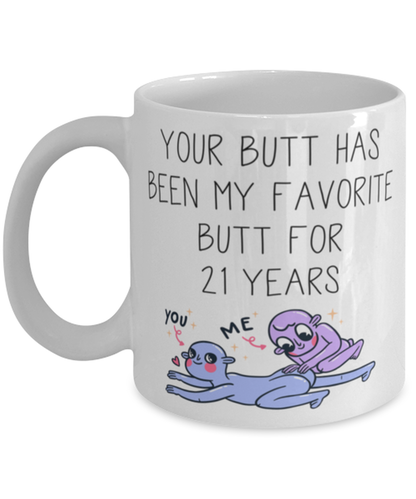 21st Anniversary 21 Year Coffee Mug Cup