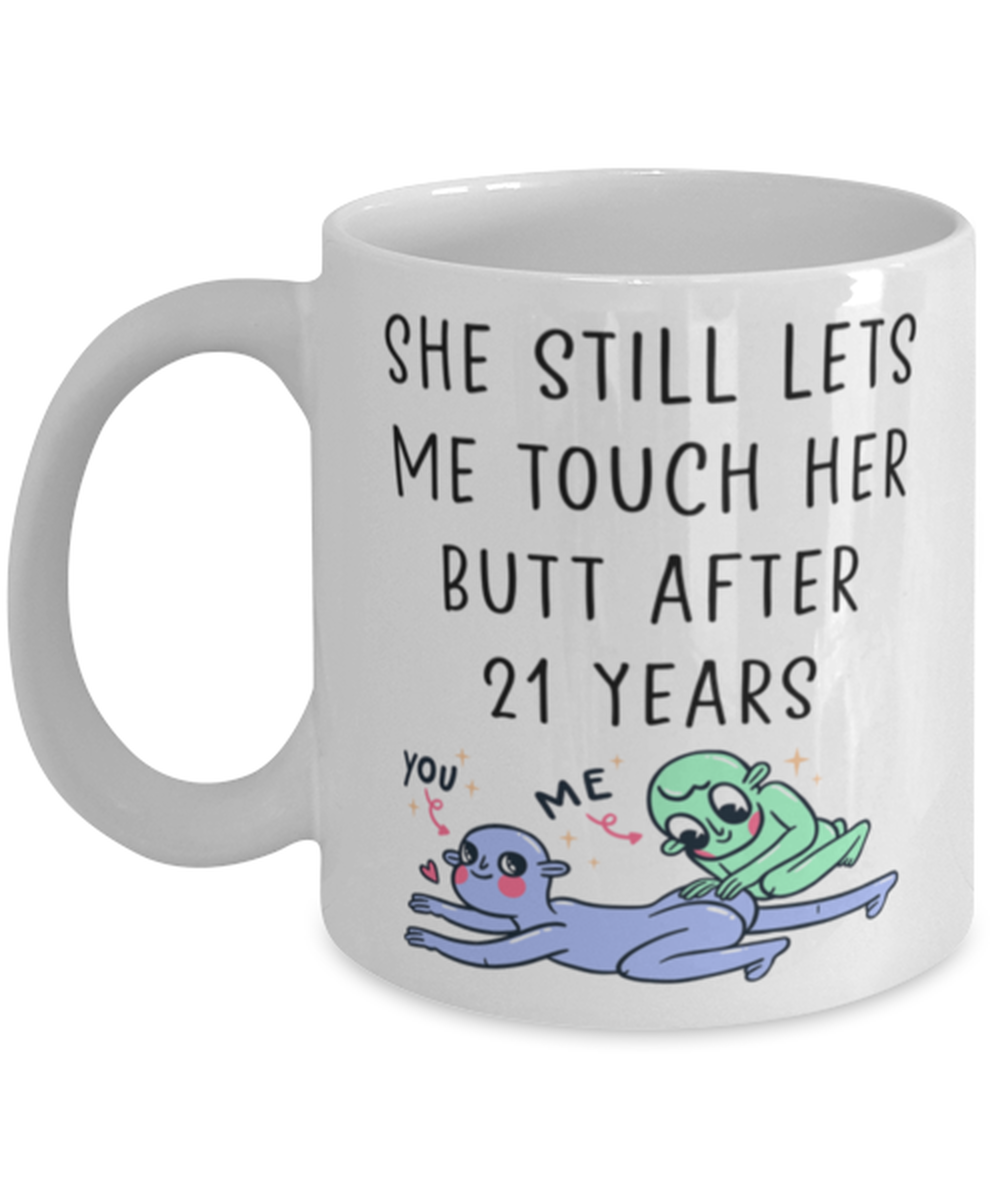 21st Anniversary 21 Year Husband Coffee Mug Cup