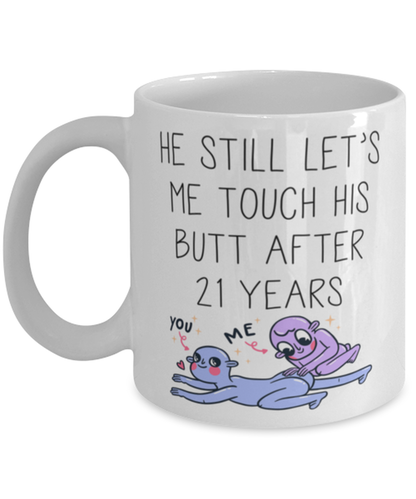 21st Anniversary 21 Year Wife Coffee Mug Cup