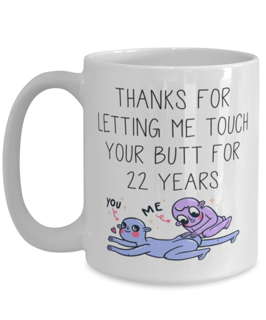 22nd Anniversary 22 Year Coffee Mug Cup