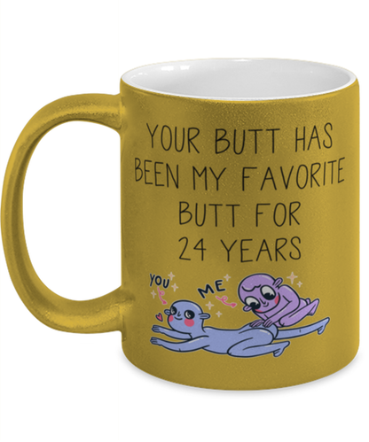 24th Anniversary 24 Year Coffee Mug Cup