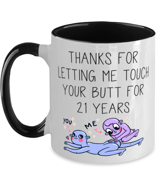 21st Anniversary 21 Year Coffee Mug Cup