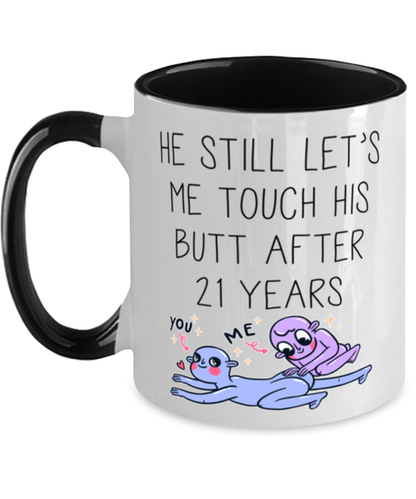 21st Anniversary 21 Year Wife Coffee Mug Cup