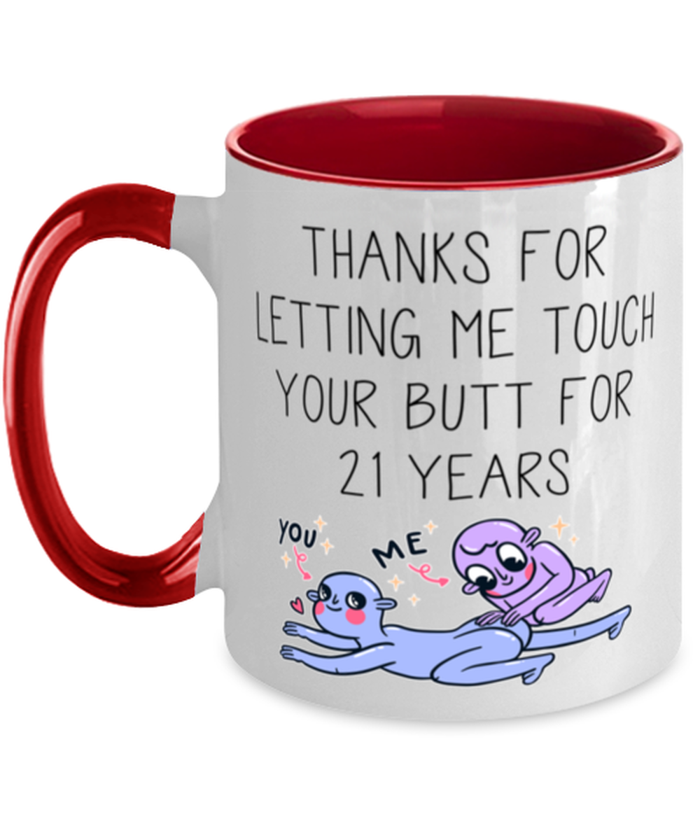 21st Anniversary 21 Year Coffee Mug Cup