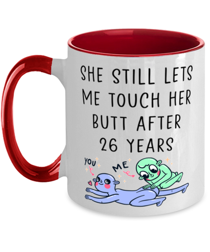 26th Anniversary 26 Year Husband Coffee Mug Cup